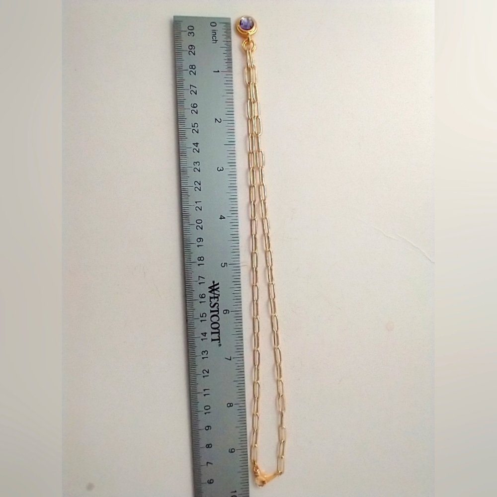 Paperclip Chain Necklace - Picture 2 of 3